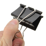 10Pcs,Black,Foldback,Clips,Clamps,Filing,Letter,Elliot,Folder