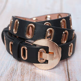 Women,Leather,Color,Metal,Hallow,Fashion,Ladies,Belts