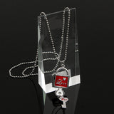 Acrylic,Necklace,Display,Stand,Transparent,Jewelry,Showcase,Holder,Chain,Handing,Organizer