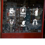 Miico,SK9105,Christmas,Sticker,Cartoon,Window,Stickers,Removable,Christmas,Decoration