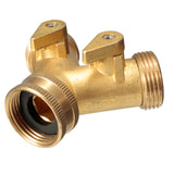 Standard,Brass,Garden,Irrigation,Splitter,Faucet,Manifold,Shape,Adapter,Connector"