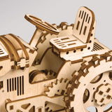 Wooden,Tractor,Puzzle,Model,Mechanical,Gears,Brain,Teaser,Desktop,Decorations,Birthday