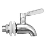 Silver,Stainless,Steel,Faucet,Barrel,Drink,Beverage,Juice,Water,Coffee,Switch