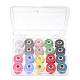 Clear,Plastic,Bobbins,20pcs,Sewing,Machine,Spools,Thread,Storage