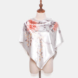 Women,Imitation,Floral,Letter,Pattern,Elegant,Square,Scarf,Shawl