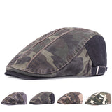 Men's,Camouflage,Cotton,Beret,Summer,Outdoor,Sunshade,Peaked,Forward,Adjustable