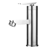 Brushed,Chrome,Waterfall,Bathroom,Basin,Faucet,Single,Handle,Mixer