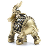 Resin,Elephant,Trunk,Statue,Lucky,Wealth,Figurine,Decoration