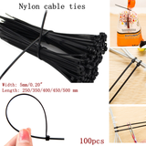 100pcs,Nylon,Plastic,Cable