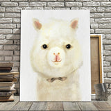 Miico,Painted,Paintings,Cartoon,Alpaca,Paintings,Decoration