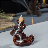 Porcelain,Ceramic,Backflow,Incense,Stick,Burner,Holder