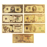 Dollar,Golden,Paper,Money,Currency,Collection,Commemorative,Banknote,Craft