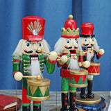 Wooden,Guard,Nutcracker,Soldier,Music,Christmas,Decorations