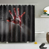 Halloween,Horror,Bloody,Hands,Waterproof,Shower,Curtains,Bathroom,Decor