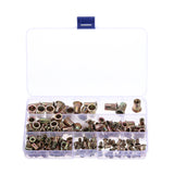 Suleve,MXRN4,165Pcs,Plated,Rivet,Threaded,Countersunk,Insert