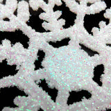 12PCS,Christmas,Snowflake,Piece,Plastic,Pendant