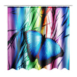 71''x71'',Buterfly,Bathroom,Shower,Curtain,Waterproof,Hooks