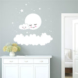 24*24in,White,Cloud,Stickers,Decal