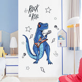 Loskii,SK9361,Dinosaur,Sticker,Cartoon,Animals,Decor,Wallpaper,Creative,Fridge,Decoration