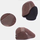 Embroidery,Casual,Berathable,Short,Visor,Forward,Beret