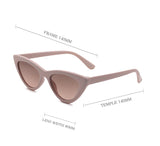 Women,Shape,Narrow,Frame,Personality,Solid,Casual,Outdoor,Protection,Sunglasses