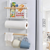 Kitchen,Magnetic,Storage,Fridge,Shelf,Sidewall,Holder,Organizer,Kitchen,Storage,Container