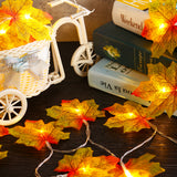 Christmas,Light,Maple,Fairy,String,Light,Autumn,Garland,Decor