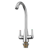 Chrome,Modern,Kitchen,Basin,Faucet,Lever,Rotation,Spout,Water,Mixer