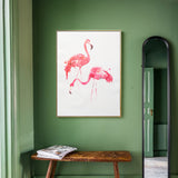 Unframed,Modern,Flamingo,Canvas,Painting,Print,Hanging,Poster,Decorations