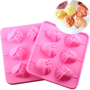 Shapes,Silicone,Lollipop,Baking,Stick,Mould,Party,Cupcake,Baking