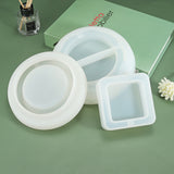 Silicone,Round,Square,Ashtray,Epoxy,Resin,Making,Mould,Handmade,Craft