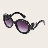 Women,Retro,Shape,Diamond,Decoration,Protection,Fashion,Sunglasses