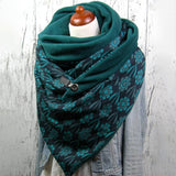 Women,Cotton,Thick,Winter,Outdoor,Casual,Floral,Printing,Pattern,Scarf,Shawl