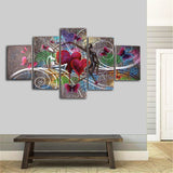 Abstract,Butterfly,Canvas,Printed,Paintings,Decor