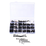 Suleve,MXCH12,1220Pcs,Carbon,Steel,Countersunk,Socket,Screw,Screw,Assortment