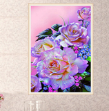 Diamond,Painting,Flower,Embroidery,Cross,Crafts,Stitch,Decorations