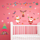 Miico,SK9229,Christmas,Sticker,Cartoon,Removable,Stickers,Decoration