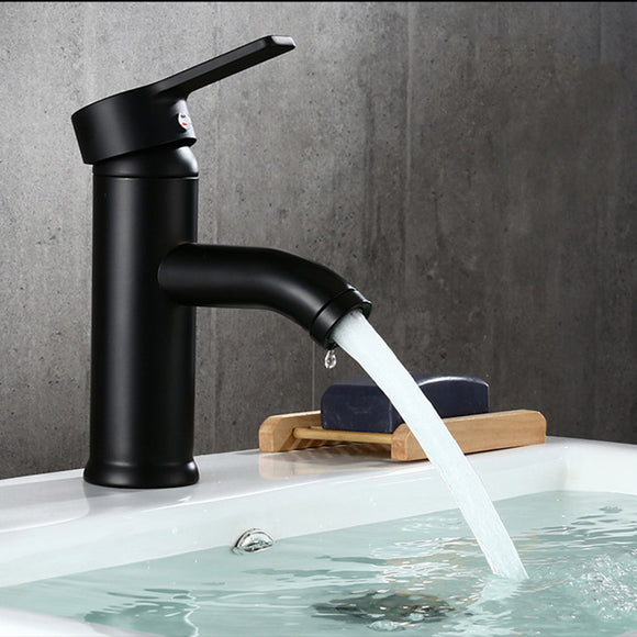 Stainless,Steel,Basin,Faucet,Single,Handle,Bathroom,Basin,Water,Mixer,Bathroom,Accessories