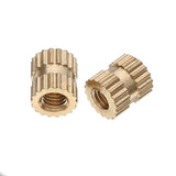 100Pcs,Brass,Knurled,Female,Thread,Round,Insert,Embedded,Injection,Molding,Heights