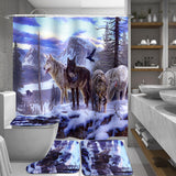 Waterproof,Shower,Curtain,Bathroom,Toilet,Cover,Pedestal