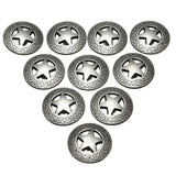 10pcs,Conchos,Leather,Craft,Texas,Saddle,Western,Rodeo,Leather,Leathercraft,Accessories