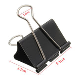 10Pcs,Black,Foldback,Clips,Clamps,Filing,Letter,Elliot,Folder