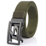 125CM,Width,Metal,Press,Buckle,Canvas,Men's,Tactical,Leisure,Breathable,Nylon,Waist