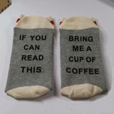 Socks,Funny,White,Words,Printed,Socks