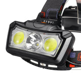 XANES,BT005,1300LM,HeadLamp,Waterproof,Modes,Outdoor,Running,Camping,Hiking,Cycling,Light,2x18650,Rechargeable,Interface