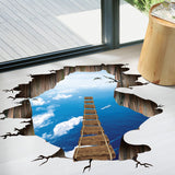 Miico,Creative,Bridge,Broken,Removable,Decorative,Decor,Sticker