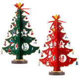 Wooden,Cartoon,Christmas,Table,Decorations,Hanging,Ornaments