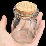 Small,Clear,Glass,Storage,Bottle,Container,Stopper