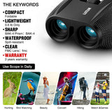 10X25,Compact,Prism,Binocular,Waterproof,Watching,Telescope,Camping,Night,Vision,Telescope