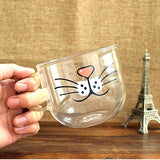 Handmade,Cartoon,Glass,Temperature,Resistant,Transparent,Water,Pattern,Glass